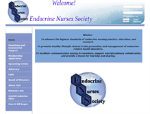 Tablet Screenshot of endo-nurses.org